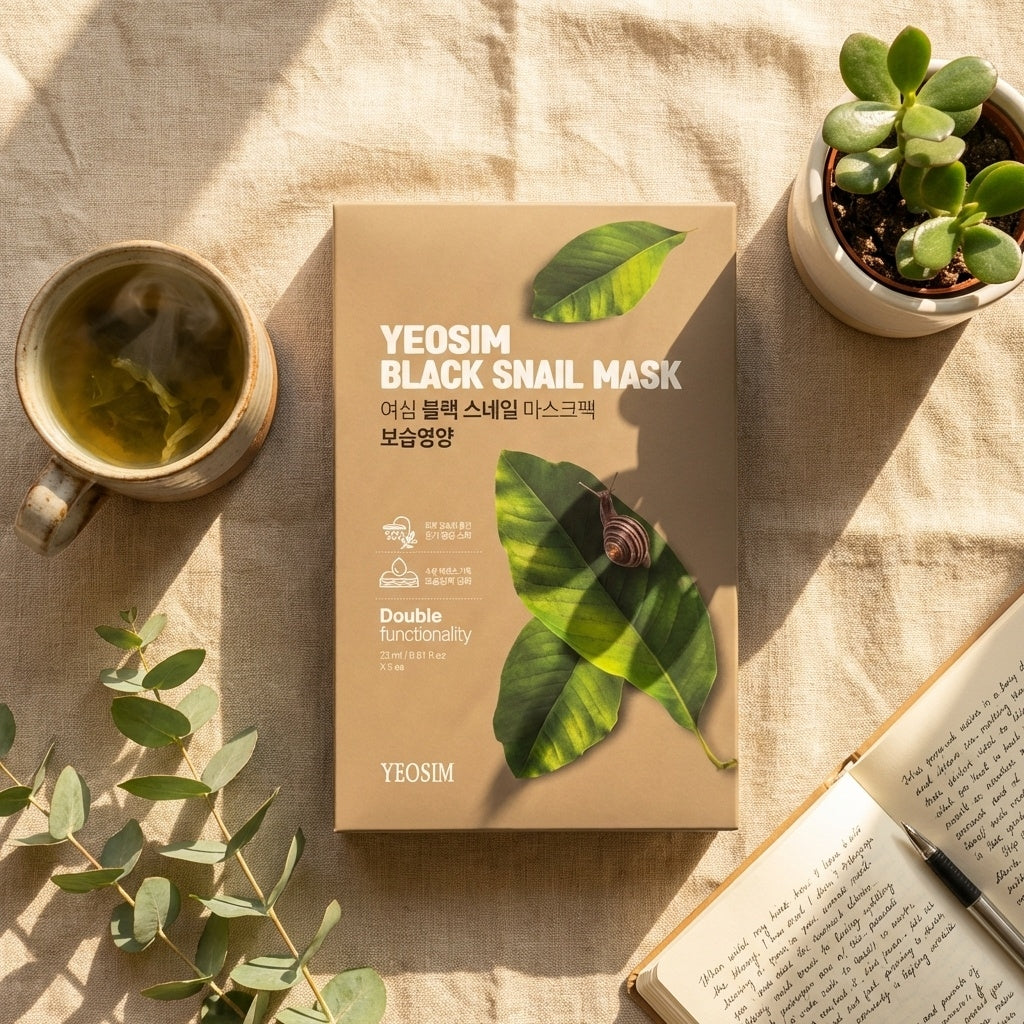 Black Snail Sheet Mask (5 pcs / 1 box)