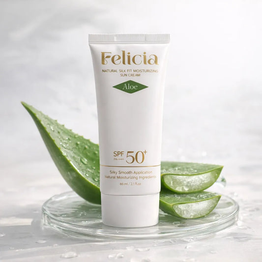 Natural Silk Fit Moisturizing Aloe Sun Cream