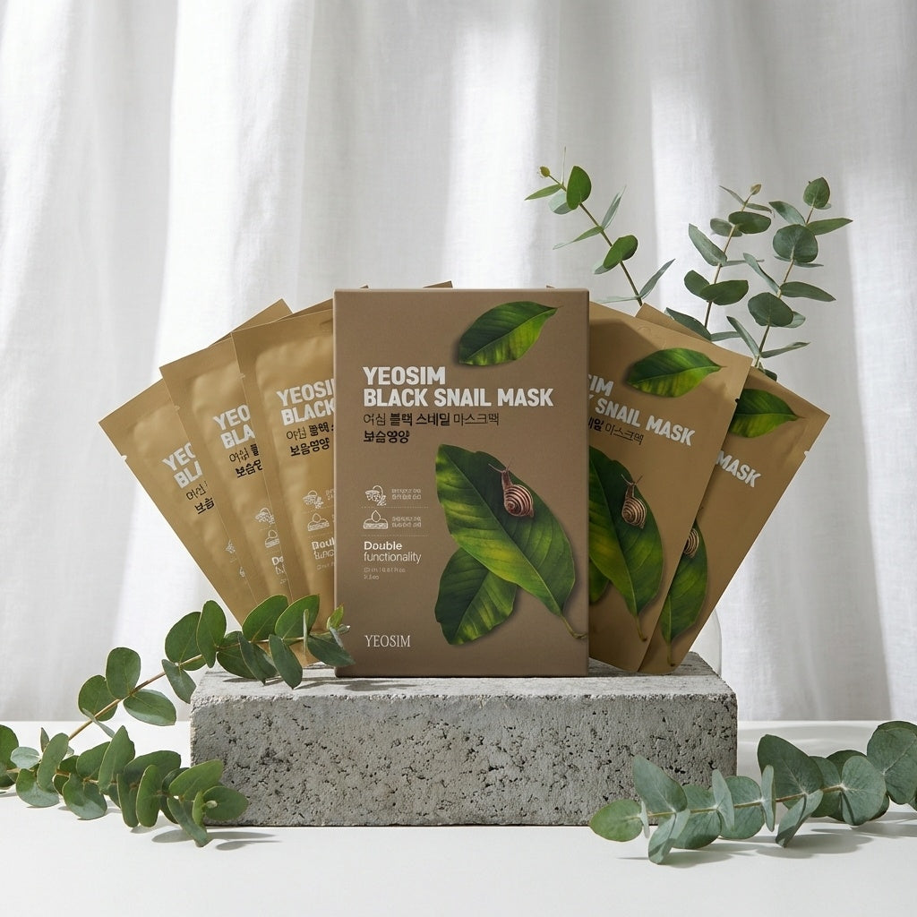 Black Snail Sheet Mask (5 pcs / 1 box)