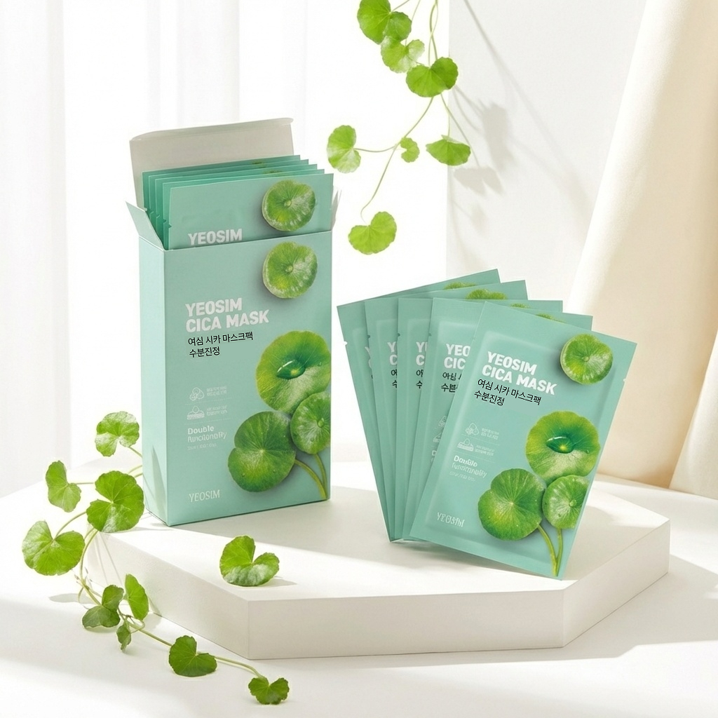 Cica Hydrating & Soothing Sheet Mask (5 pcs / box)