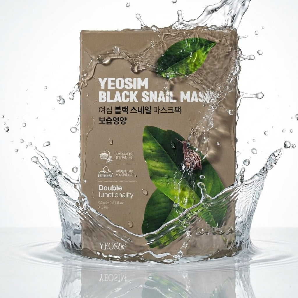 Black Snail Sheet Mask (5 pcs / 1 box)