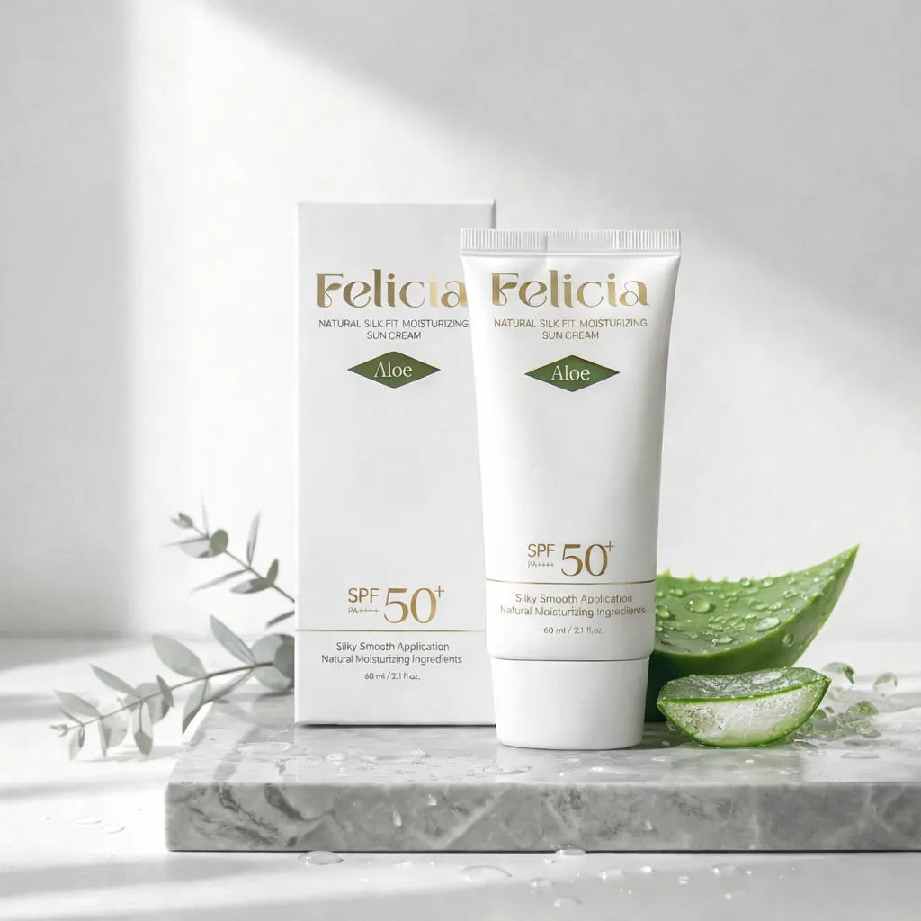 Natural Silk Fit Moisturizing Aloe Sun Cream
