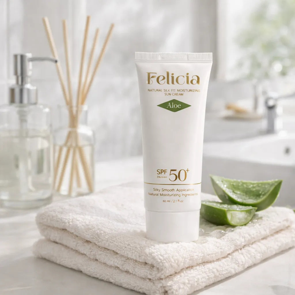 Natural Silk Fit Moisturizing Aloe Sun Cream