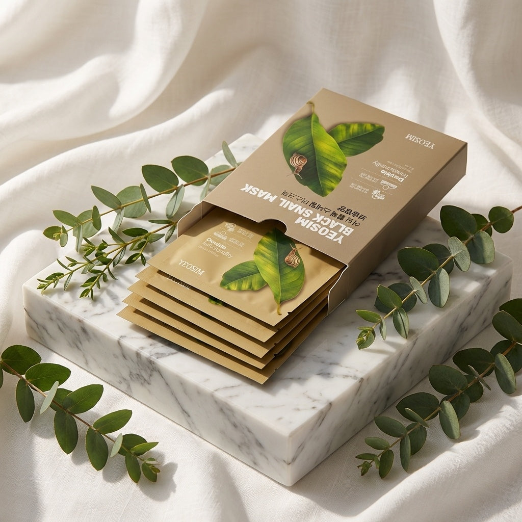 Black Snail Sheet Mask (5 pcs / 1 box)